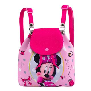 Mini Mochila Minnie Rosa 19x9x19cm - Disney