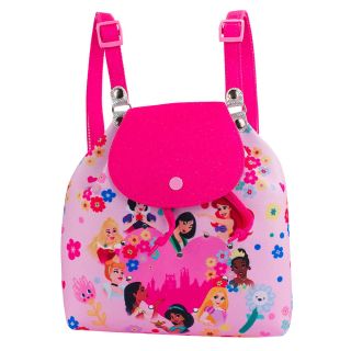 Mini Mochila Princesas Disney Rosa 19x9x19cm - Disney