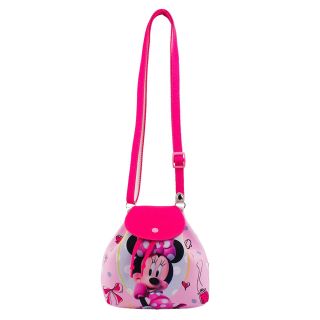 Bolsa Tiracolo Minnie Rosa 16x8x17cm - Disney