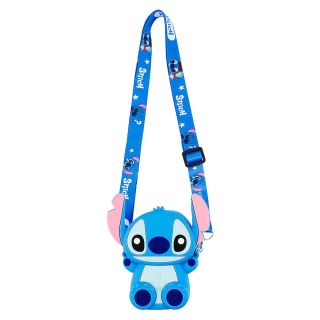 Mini Bolsa Tiracolo Stitch Silicone 15x13cm - Disney