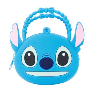 Minie Bolsa Porta Níquel Stitch Silicone 8.5x10cm - Disney