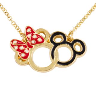 DYFK-MK9-D | Colar Pingente Mickey Minnie - Disney