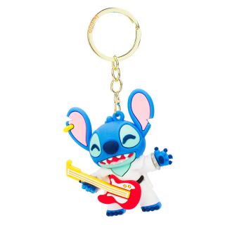 Chaveiro Stitch Elvis Guitarra 7cm - Disney