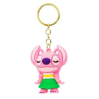 Chaveiro Angel Stitch Olhos Fechados 5.5cm - Disney
