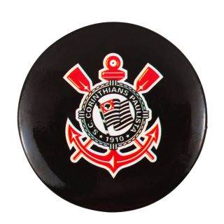 Broche Redondo Time 4cm - Corinthians
