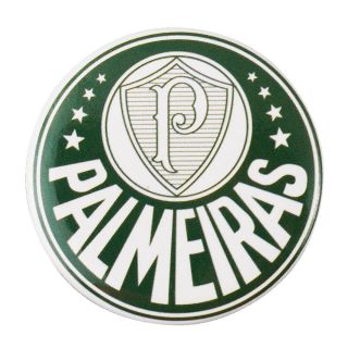 Broche Redondo Time 4cm - Palmeiras