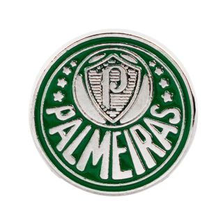 Broche Metal Escudo Time 2.2x2.2cm - Palmeiras