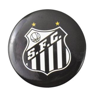 Broche Redondo Time 4cm - Santos