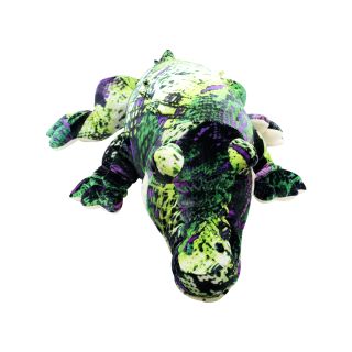 BBL1143L-N-F | Crocodilo Multi Tons De Verde Deitado 81cm - Pelúcia