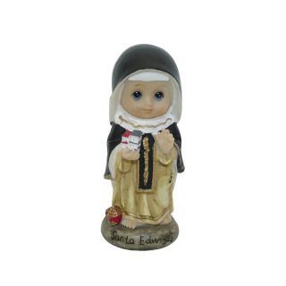 TX32480MM-E | Santa Edwiges Infantil 10cm - Enfeite Resina