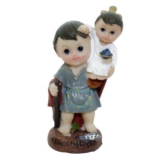 São Cristovão Infantil 11cm - Enfeite Resina