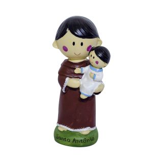 TX32524S-E | Santo Antônio Desenho 14cm - Enfeite Resina