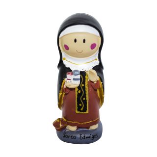 TX32529S-E | Santa Edwiges Desenho 14cm - Enfeite Resina