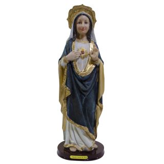 TX32602XLA-E | Sagrado Coração De Maria 42cm - Enfeite Resina