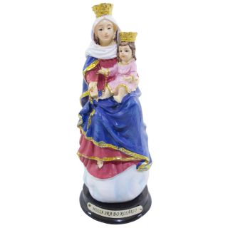 13355-5-E | Nossa Senhora Do Rosário 13cm - Enfeite Resina