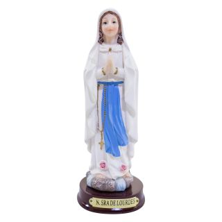ALJ21C42I-5-E | Nossa Senhora De Lourdes 15cm - Enfeite Resina