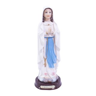 ALJ21C42I-8-E | Nossa Senhora De Lourdes 21cm - Enfeite Resina
