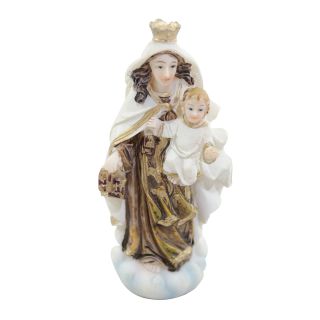 ALJB730-3-E | Nossa Senhora Do Carmo 8cm - Enfeite Resina