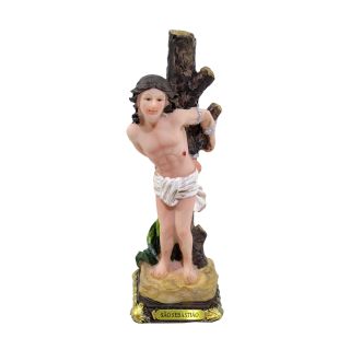AGW1835-H5.5-E | São Sebastião 15cm - Enfeite Resina