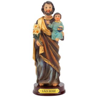 ALJ21C42O-5.5-M | São José 15cm - Enfeite Resina