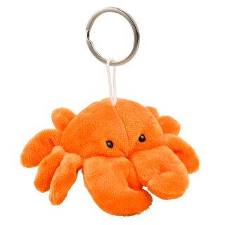 RF-004-FM | Chaveiro Caranguejo Laranja 12cm - Pelúcia