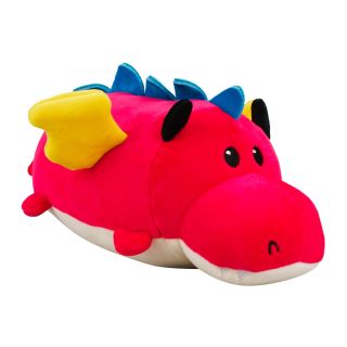 RF-009-F | Dragão Vermelho Cilindro 31cm - Pelúcia
