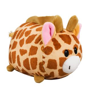 RF-009-F | Girafa Laranja Cilindro 24cm - Pelúcia