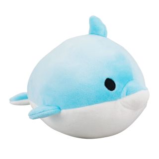 RF-008-F | Golfinho Azul Cilindro 23cm - Pelúcia