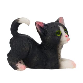 CQ5259X-M | Mini Gato Preto Agachado 3cm