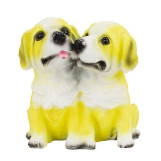 CQ1333-M | Mini Dupla Cachorro Amarelo 5.5cm