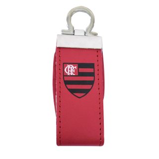 USB1001A-5-B | Pendrive Couro Sintético 7.6GB - Flamengo