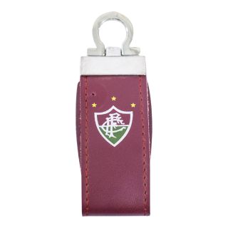 USB1001A-6-B | Pendrive Couro Sintético 7.6GB - Fluminense