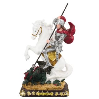 AS1834-H8-M | São Jorge 21cm - Enfeite Resina