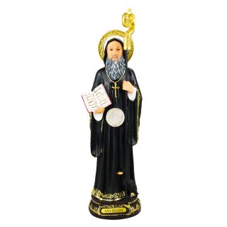 ALJB1961-12-M | São Bento 30cm - Enfeite Resina