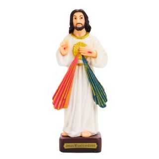 YF-JM-CB-M | Jesus Misericordioso 8cm - Enfeite Plástico