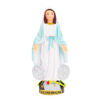 YF-G3-CB-M | Nossa Senhora Das Graças 8cm - Enfeite Plástico