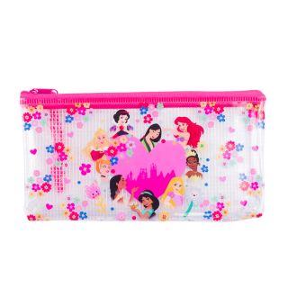 Necessaire Estojo Transparente Princesas 11.5x21cm - Disney