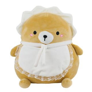 XT9303-F | Cachorro Caramelo Vestido Faxina 27cm - Pelúcia