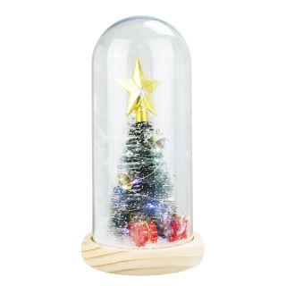 XY1553-M | Luminária Cilíndrica Árvore Natal Verde 22cm