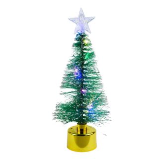 GJ044-M | Árvore De Natal Com Luzes Coloridas 17cm