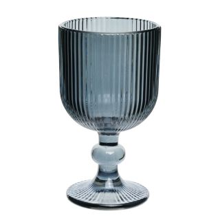 Taça Vidro Cinza Transparente 250ml