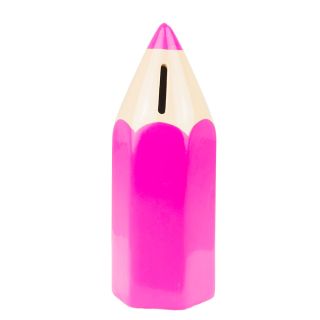 HK21190-2-M | Porta Moeda Cofrinho Lápis Dolomita Pink 14cm