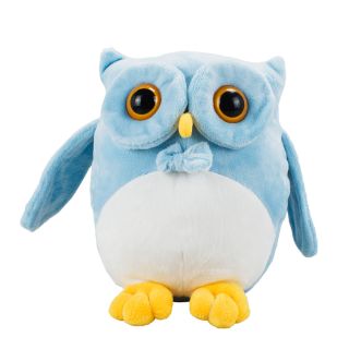 BBL1553SA-F | Coruja Azul Olhos Grandes 18cm - Pelúcia