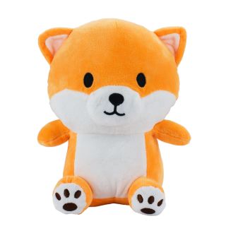 XT9283-20-F | Cachorro Laranja Sentado 22cm - Pelúcia