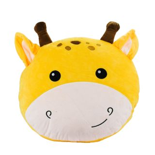 JS-CT-WD200736-38-F | Almofada Rosto Girafa 35x40cm - Pelúcia