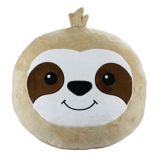 JS-CT-WD200736-38-F | Almofada Rosto Bicho Preguiça 35x40cm - Pelúcia