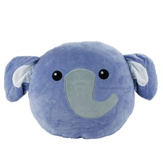 JS-CT-WD200736-38-F | Almofada Rosto Elefante 35x40cm - Pelúcia