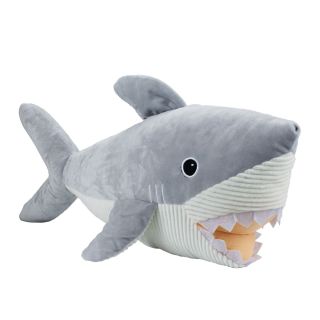 XT9298-33-F | Tubarão Cinza 37cm - Pelúcia