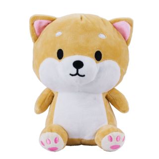 XT9283-20-F | Cachorro Caramelo Sentado 22cm - Pelúcia
