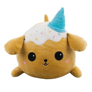 XT9282-22-F | Cachorro Caramelo Casquinha Sorvete 22x22cm - Pelúcia